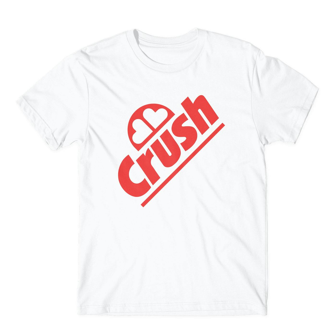 90s Large Crush in Red on White